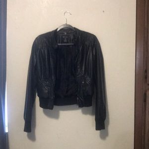 West dead leather jacked black